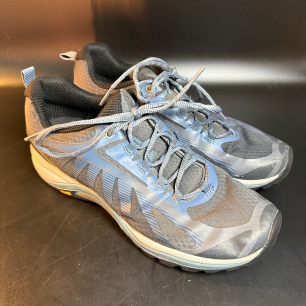Merrell Siren Edge 3‎ J034434 Blue Grey Synthetic Trail Shoes Womens 9.5